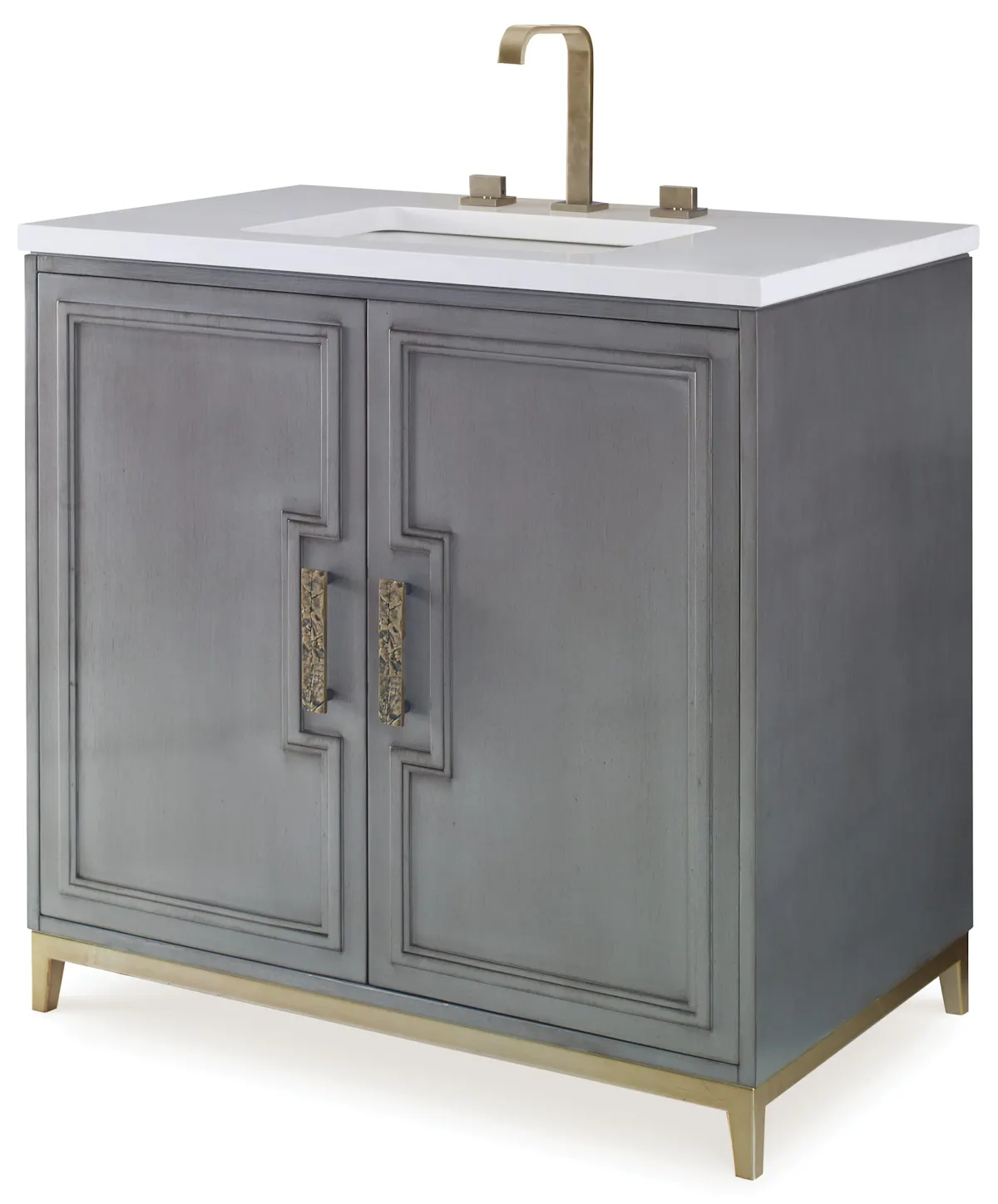 Ambella Home 24130-110-304 Bellissimi Sink Chest Steel Ambella Home 24130-110-304 Bellissimi Sink Chest Steel