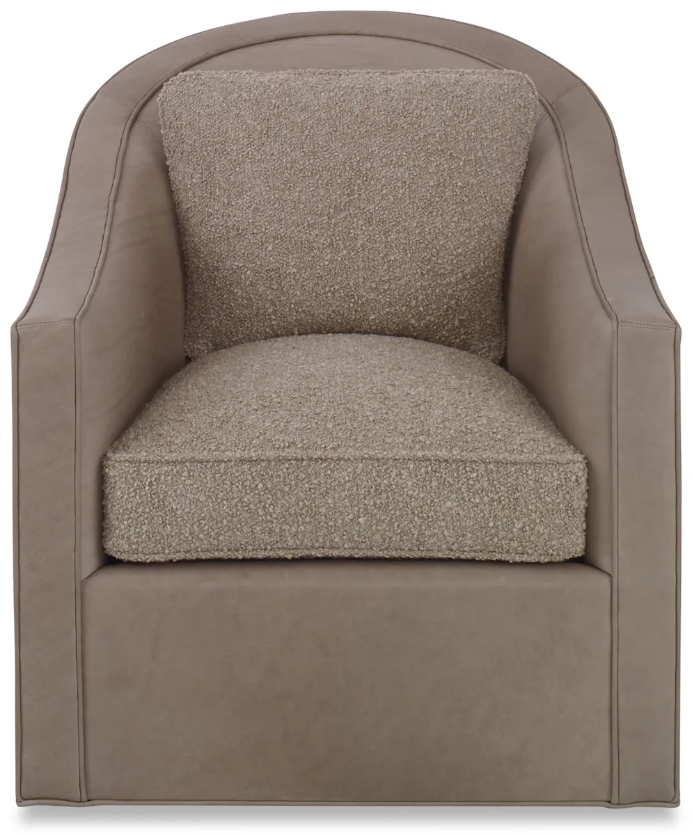 Ambella Home 264-00 Academy Swivel Chair No Wood Trim Ambella Home 264-00 Academy Swivel Chair No Wood Trim