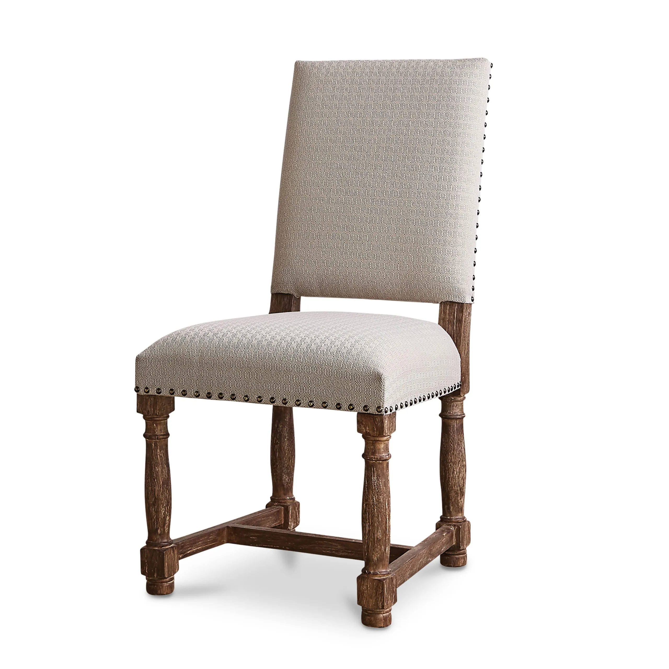 Ambella Home 27016-610-002 Voranado Side Chair Swag Flax