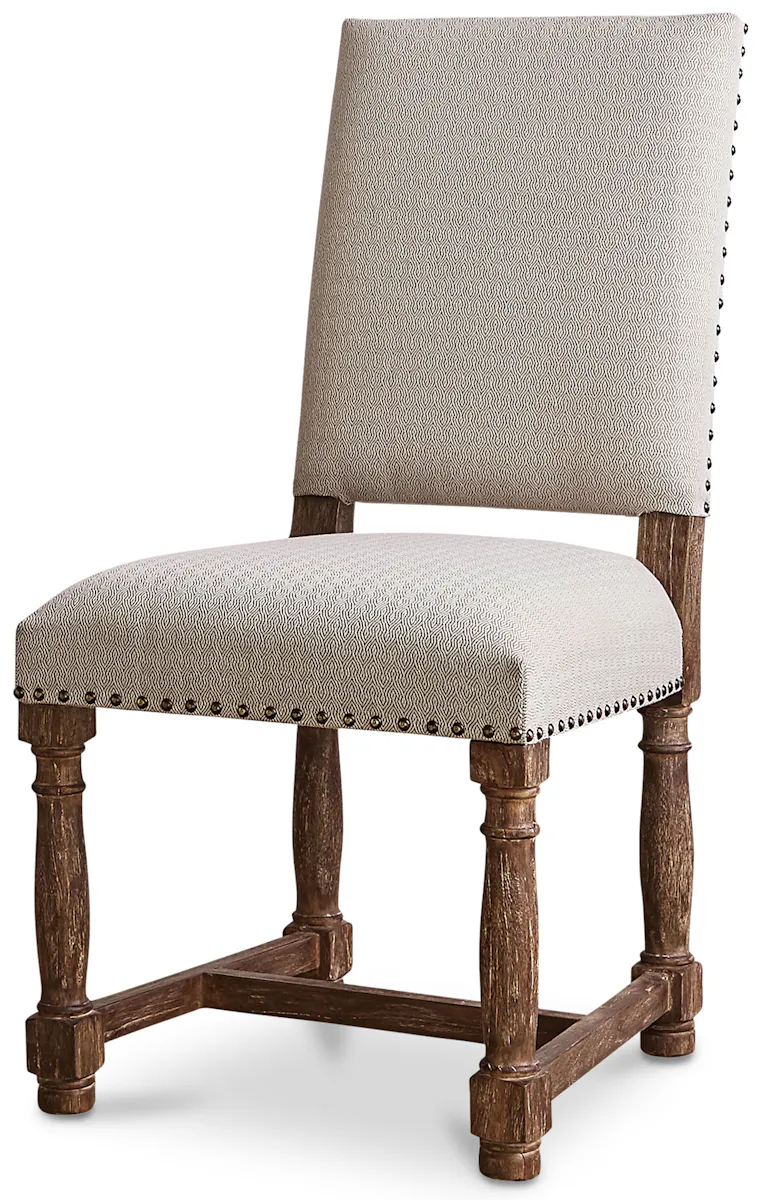 Ambella Home 27016-610-002 Voranado Side Chair Swag Flax Ambella Home 27016-610-002 Voranado Side Chair Swag Flax