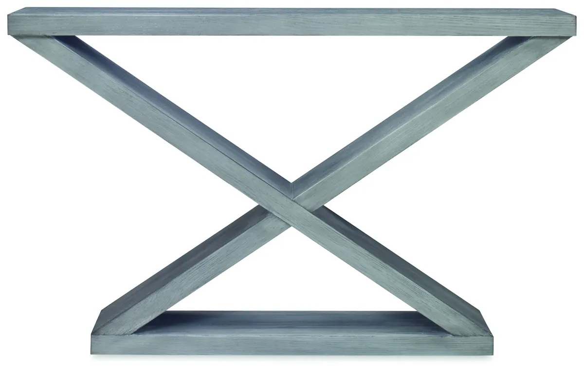 Ambella Home 27037-850-003 Salone Double-V Console Ash Grey Ambella Home 27037-850-003 Salone Double-V Console Ash Grey
