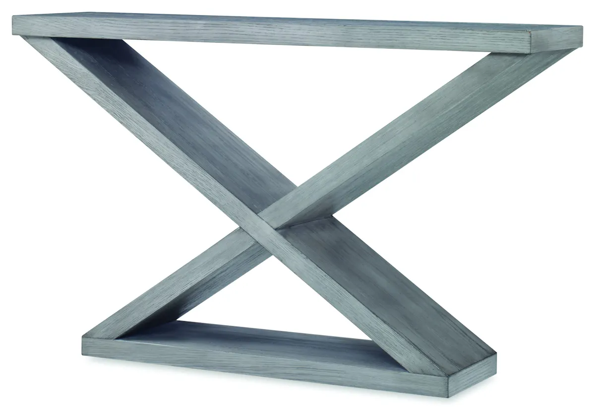 Ambella Home 27037-850-003 Salone Double-V Console Ash Grey Ambella Home 27037-850-003 Salone Double-V Console Ash Grey