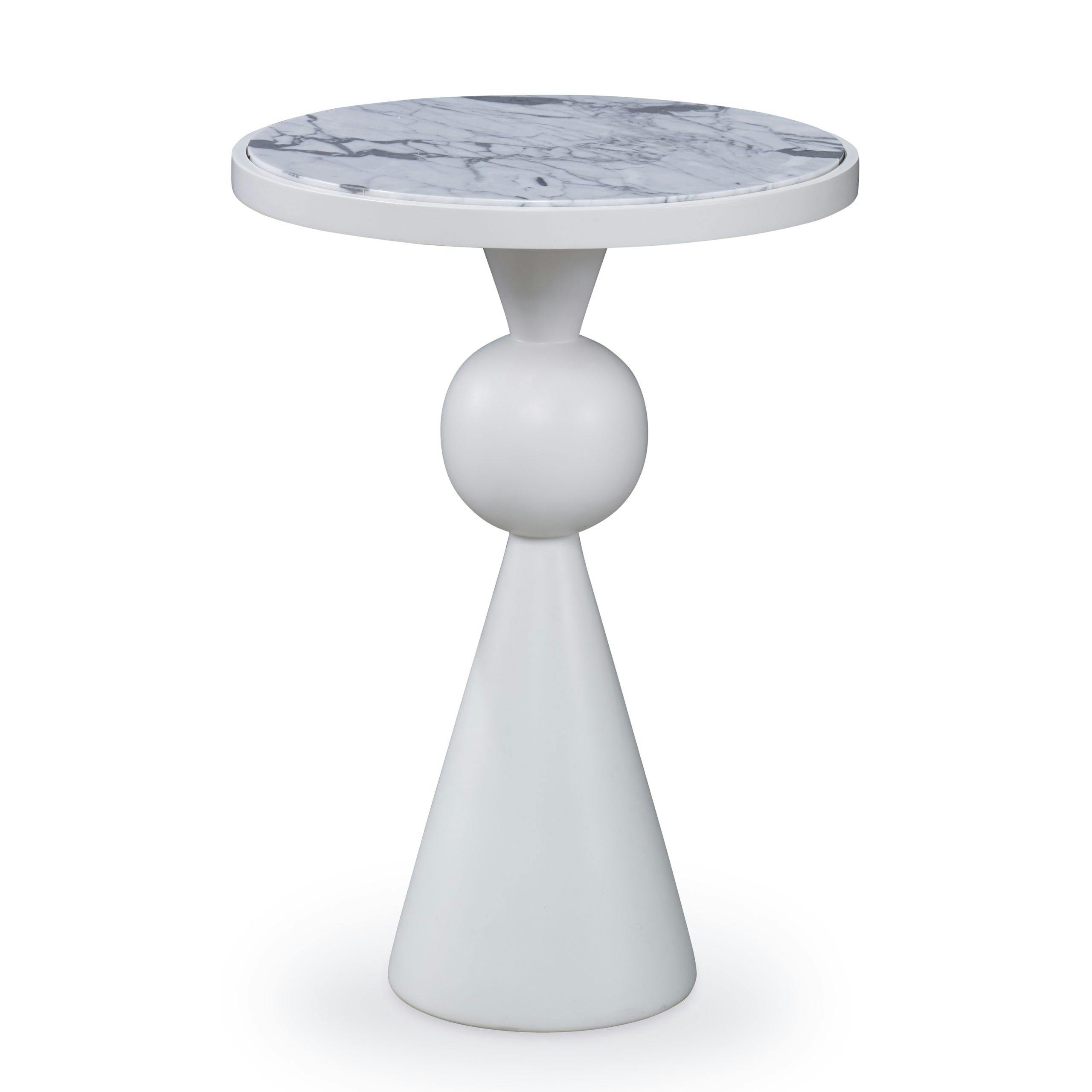 Ambella Home 27119-900-002 Minaret Accent Table White