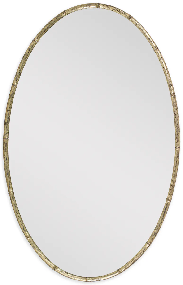 Ambella Home 27141-980-034 Bamboo Oval Mirror Ambella Home 27141-980-034 Bamboo Oval Mirror