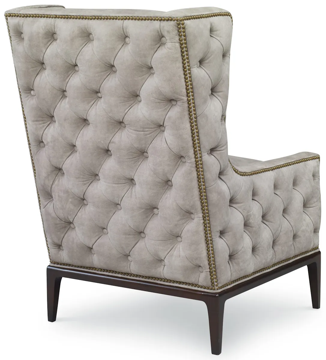 Ambella Home 296-00 Claxton Wing Chair Tufted Outside Ambella Home 296-00 Claxton Wing Chair Tufted Outside