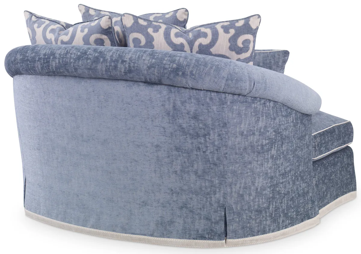 Ambella Home 300-00 Josephine Double Chaise Skirted Ambella Home 300-00 Josephine Double Chaise Skirted