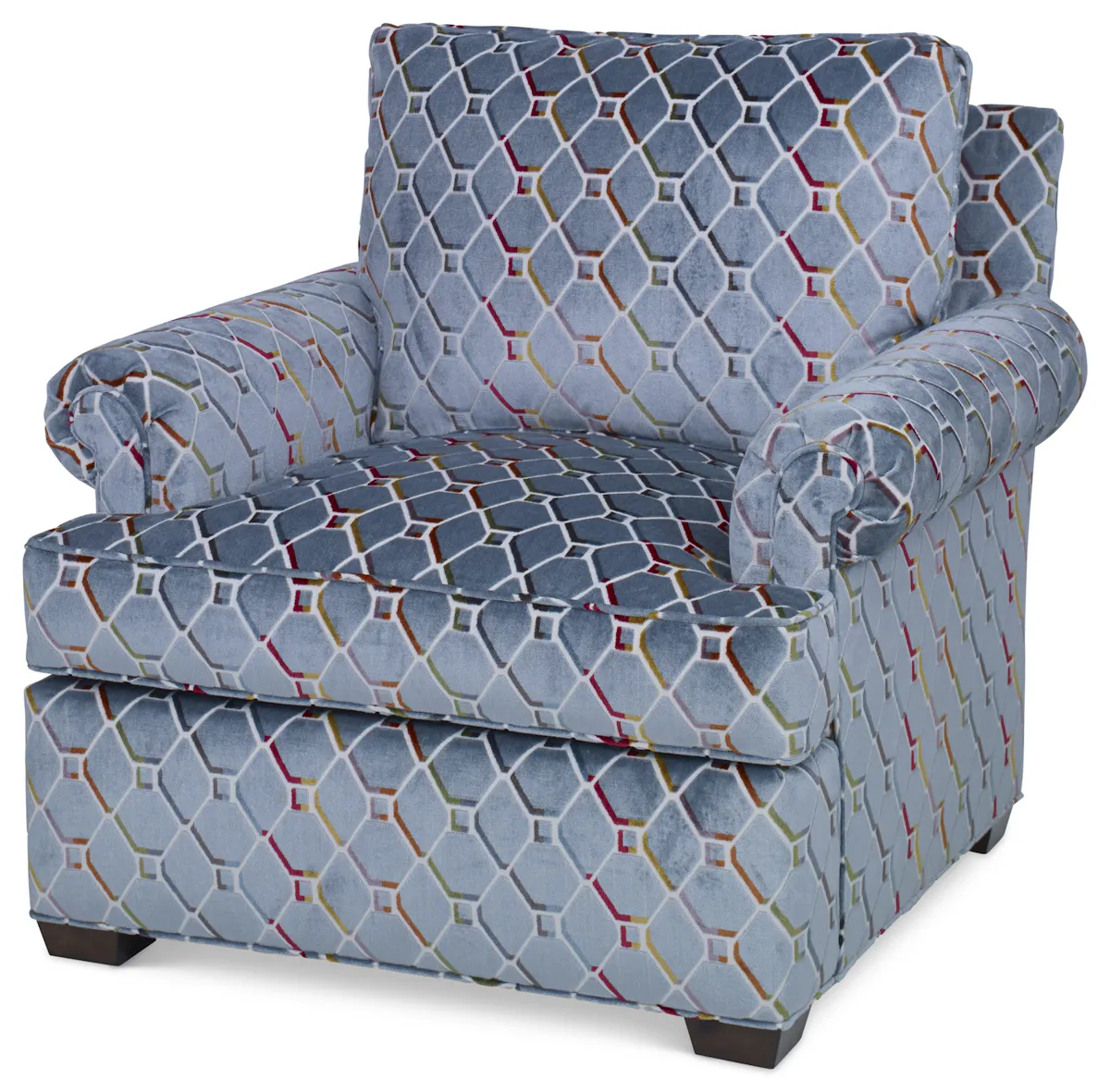 Ambella Home 4002-11 Profiles Chair Panel Roll Arm Ambella Home 4002-11 Profiles Chair Panel Roll Arm
