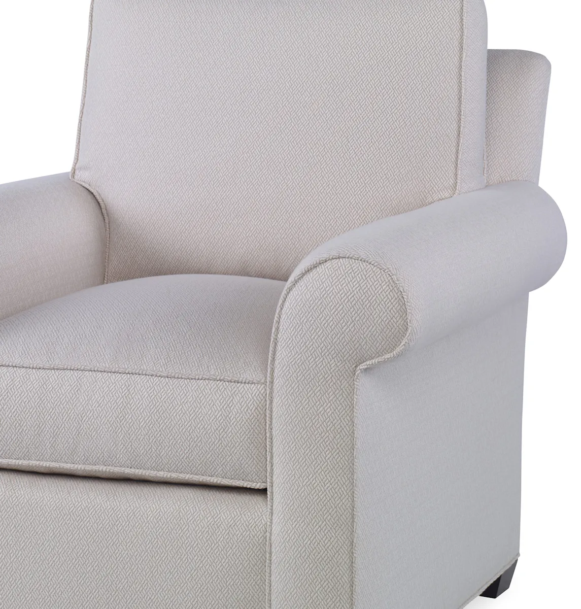 Ambella Home 4008-11 Profiles Chair Modern Roll Arm Ambella Home 4008-11 Profiles Chair Modern Roll Arm