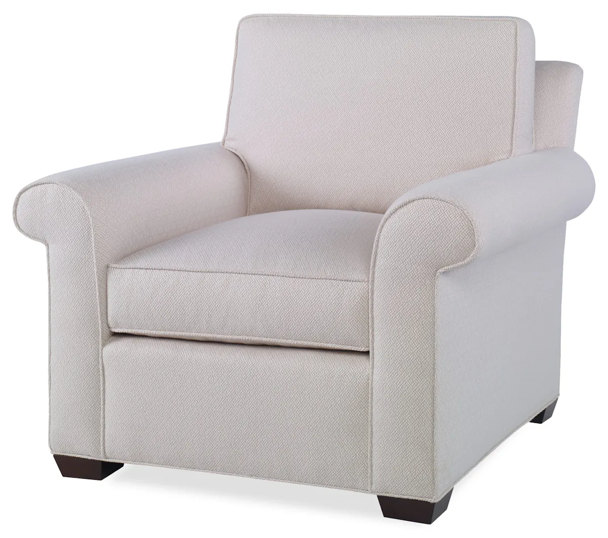 Ambella Home 4008-11 Profiles Chair Modern Roll Arm Ambella Home 4008-11 Profiles Chair Modern Roll Arm