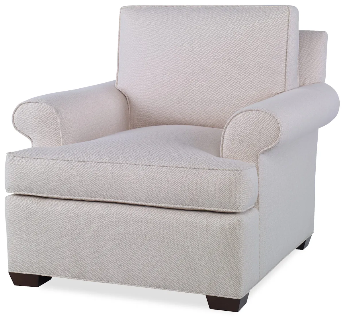 Ambella Home 4009-11 Profiles Chair Modern Roll Arm T Cushion Ambella Home 4009-11 Profiles Chair Modern Roll Arm T Cushion