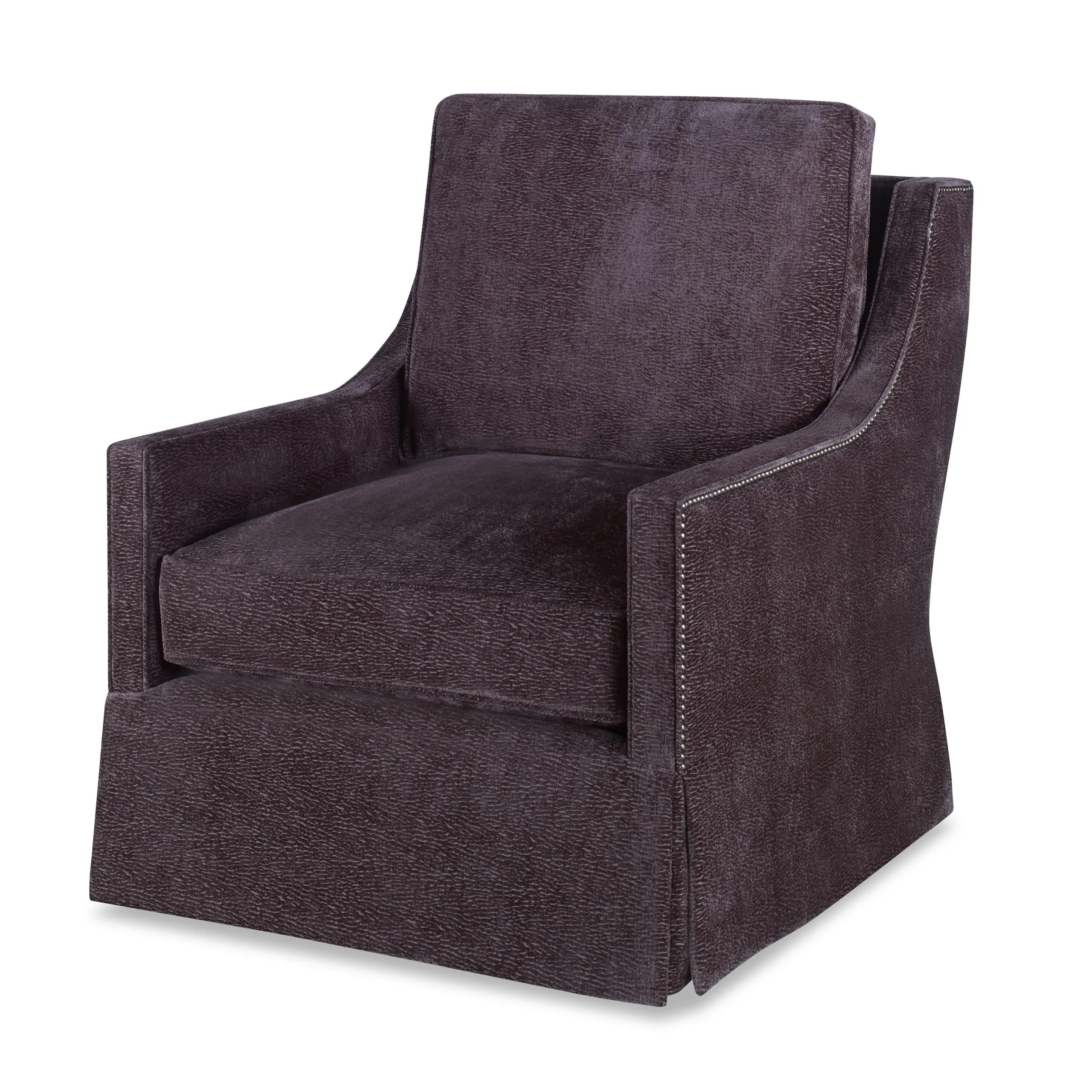 Ambella Home 427-00 Sonoma Swivel Chair Skirted