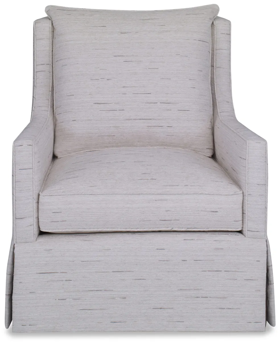 Ambella Home 478-00 Callum Swivel Chair Skirted Ambella Home 478-00 Callum Swivel Chair Skirted
