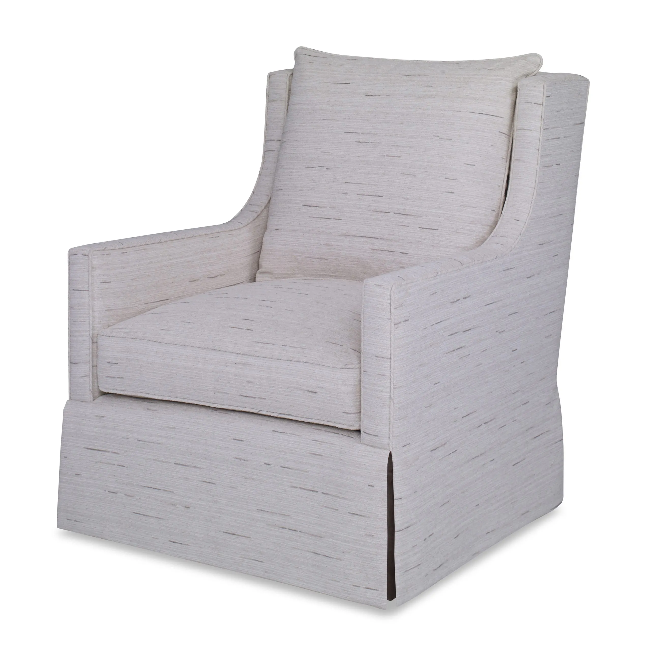 Ambella Home 478-00 Callum Swivel Chair Skirted