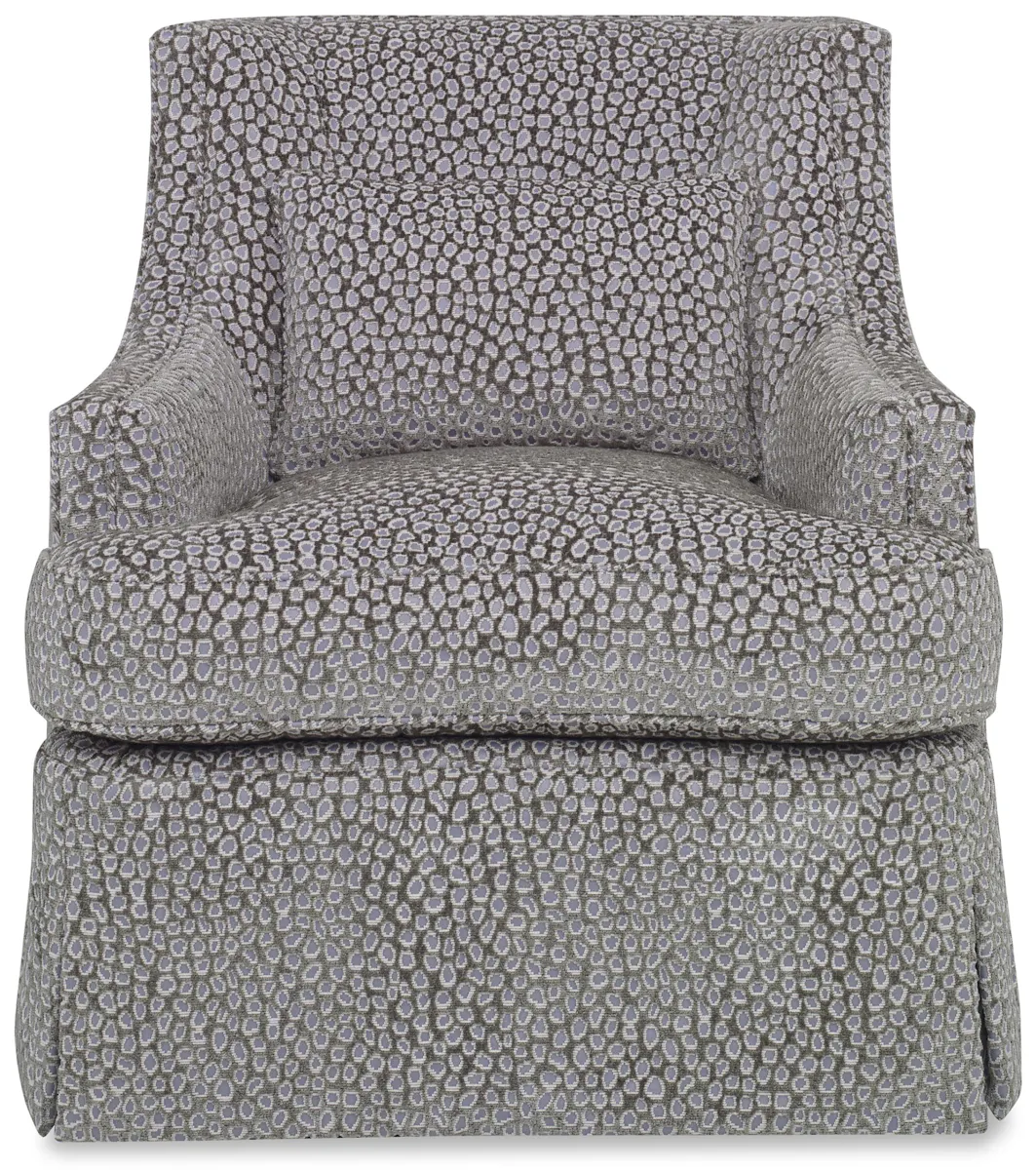 Ambella Home 498-00 Newport Chair Skirted Ambella Home 498-00 Newport Chair Skirted