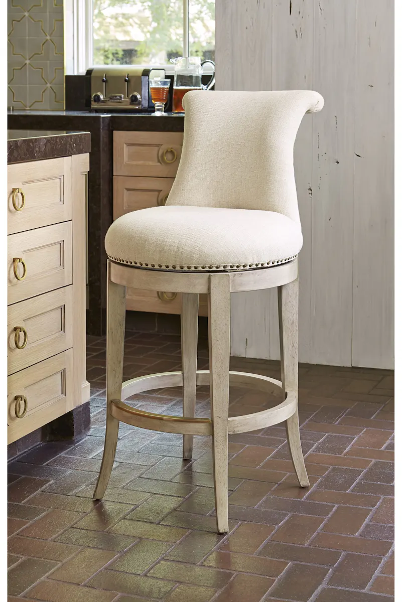 Ambella Home 61000-510-003 Ionic Barstool Grey Ambella Home 61000-510-003 Ionic Barstool Grey