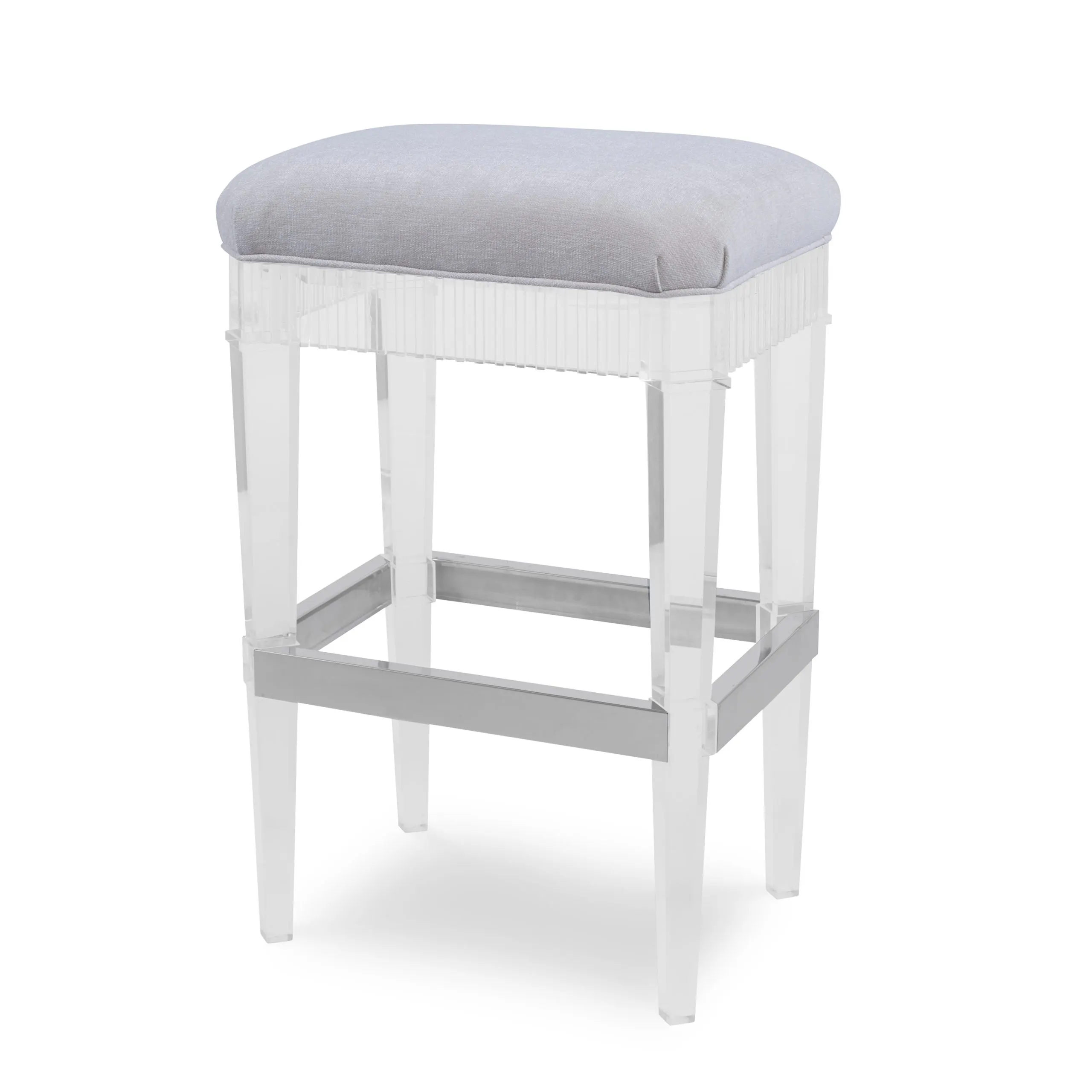 Ambella Home 63014-510-001 Fluted Barstool