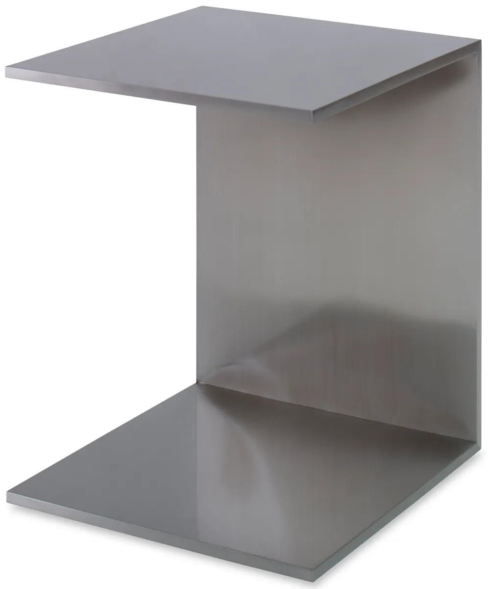 Ambella Home 68028-900-003 Petite C End Table Satin Nickel Ambella Home 68028-900-003 Petite C End Table Satin Nickel
