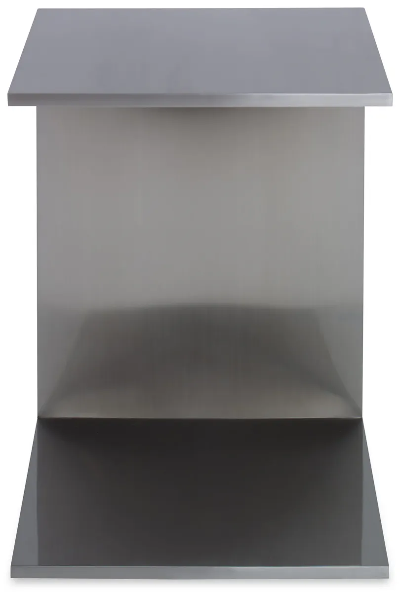 Ambella Home 68028-900-003 Petite C End Table Satin Nickel Ambella Home 68028-900-003 Petite C End Table Satin Nickel