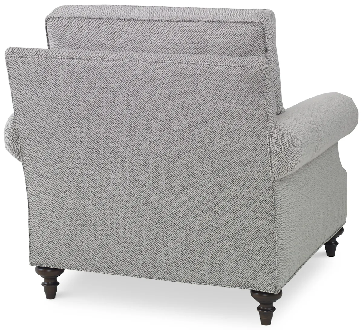 Ambella Home 9001-11 Custom Value Chair Sloped Roll Arm Ambella Home 9001-11 Custom Value Chair Sloped Roll Arm