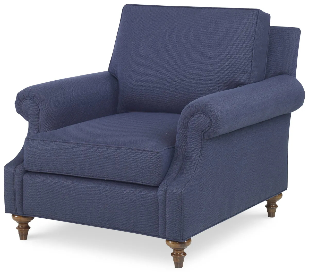 Ambella Home 9001-11 Custom Value Chair Sloped Roll Arm Ambella Home 9001-11 Custom Value Chair Sloped Roll Arm
