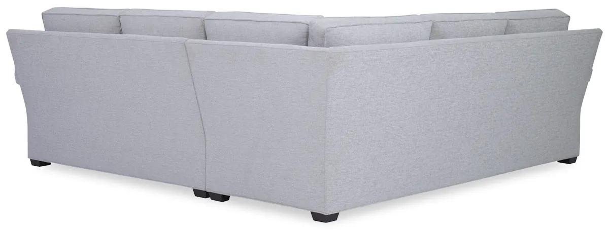 Ambella Home 9001 Custom Value Sectional Sloped Roll Arm Ambella Home 9001 Custom Value Sectional Sloped Roll Arm