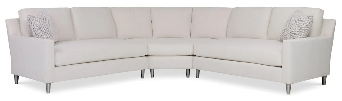 Ambella Home 9006 Custom Value Track Arm Sectional Ambella Home 9006 Custom Value Track Arm Sectional