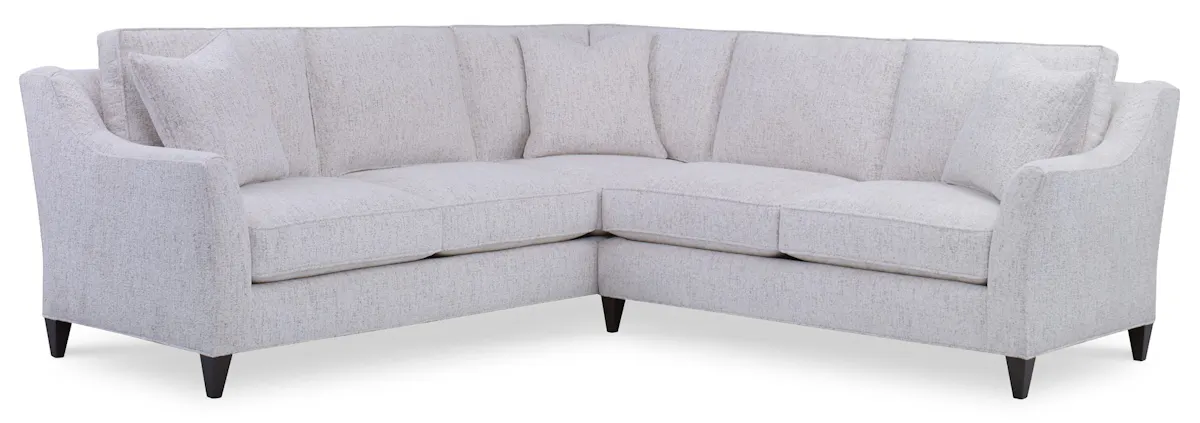 Ambella Home 9012 Custom Value Flared Arm Sectional Ambella Home 9012 Custom Value Flared Arm Sectional