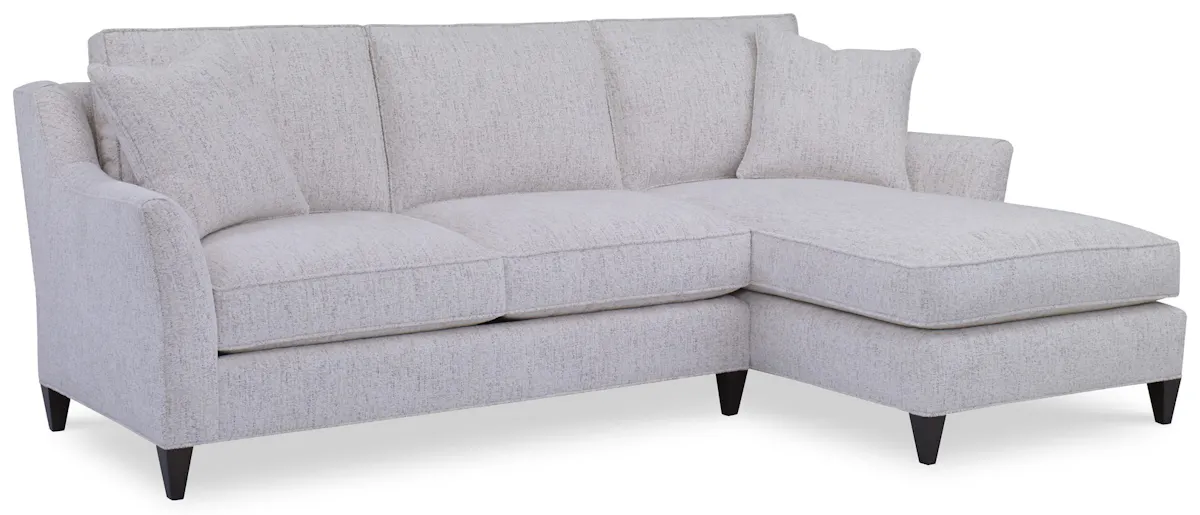 Ambella Home 9012 Custom Value Flared Arm Sectional Ambella Home 9012 Custom Value Flared Arm Sectional