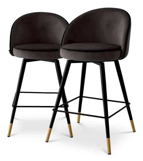 Eichholtz A117899 Counter Stool Cooper Set of 2 Eichholtz A117899 Counter Stool Cooper Set of 2