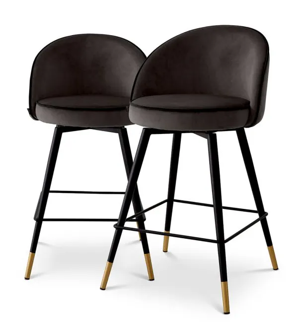 Eichholtz A117899 Counter Stool Cooper Set of 2 Eichholtz A117899 Counter Stool Cooper Set of 2