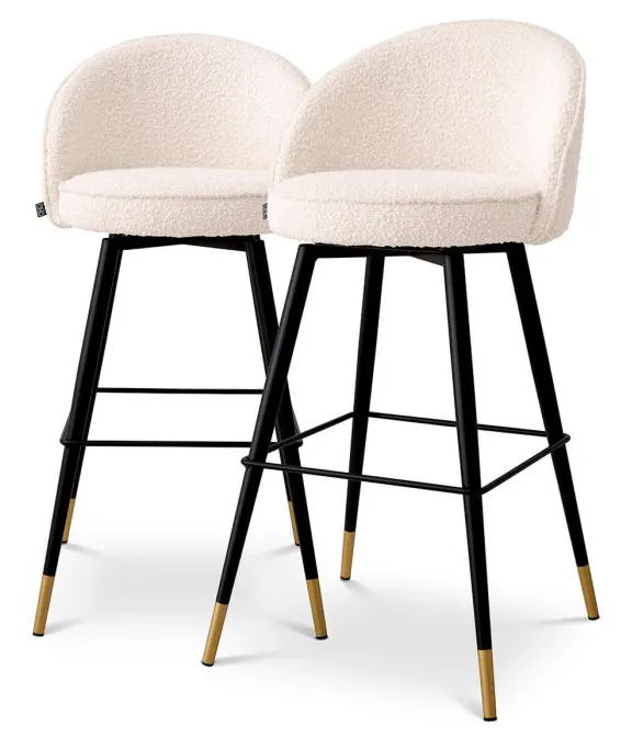 Eichholtz A117900 Bar Stool Cooper Set of 2 Eichholtz A117900 Bar Stool Cooper Set of 2