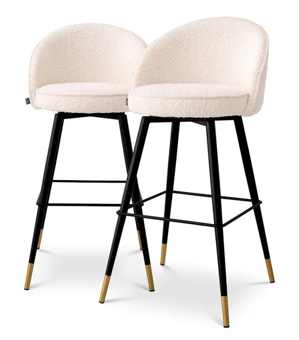 Eichholtz A117900 Bar Stool Cooper Set of 2 Eichholtz A117900 Bar Stool Cooper Set of 2