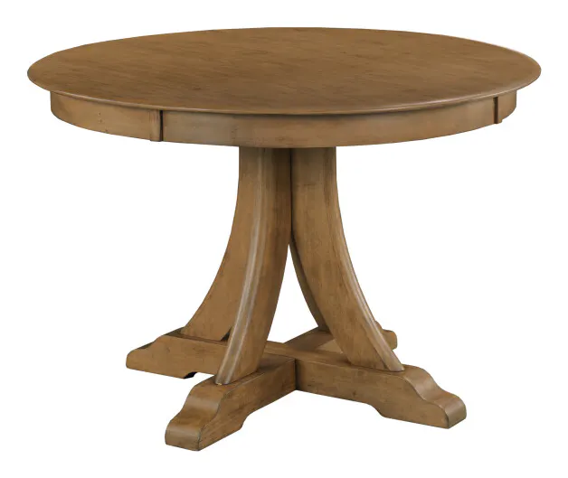 Kincaid Furniture 317-705L 44" Round Quad Table, Latte Kincaid Furniture 317-705L 44" Round Quad Table, Latte