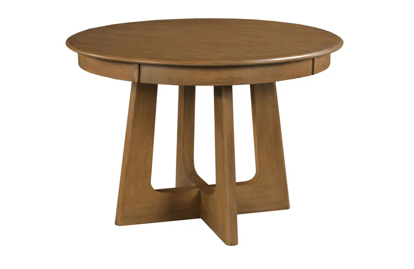 Kincaid Furniture 317-707L 44″ Round Pedestal Table, Latte