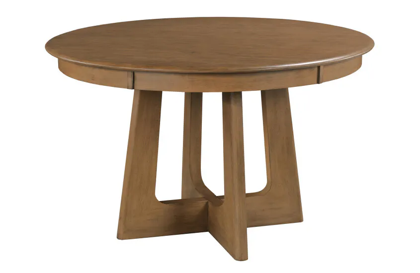 Kincaid Furniture 317-708L 54″ Round Pedestal Table, Latte