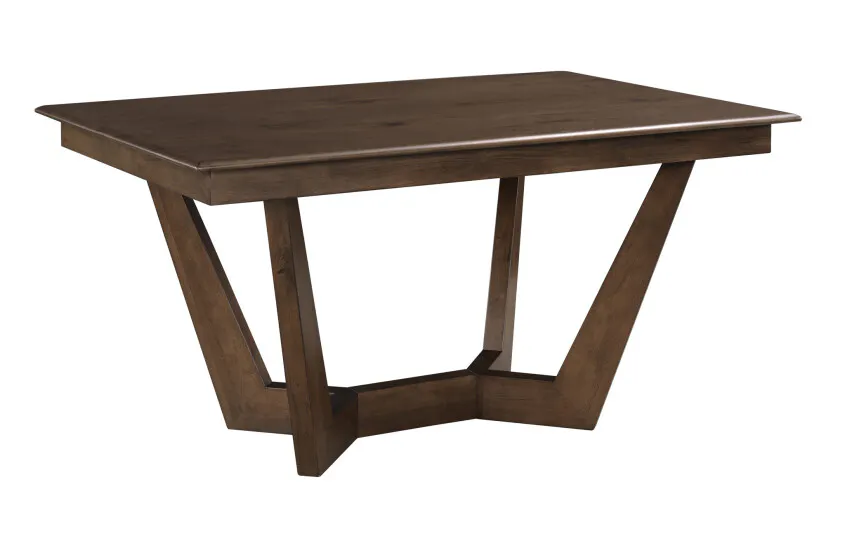 Kincaid Furniture 317-746MP 60″ Rectangular Trestle Table Pkg, Mocha