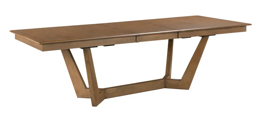 Kincaid Furniture 317-747LP 80" Rectangular Trestle Table Pkg, Latte Kincaid Furniture 317-747LP 80" Rectangular Trestle Table Pkg, Latte