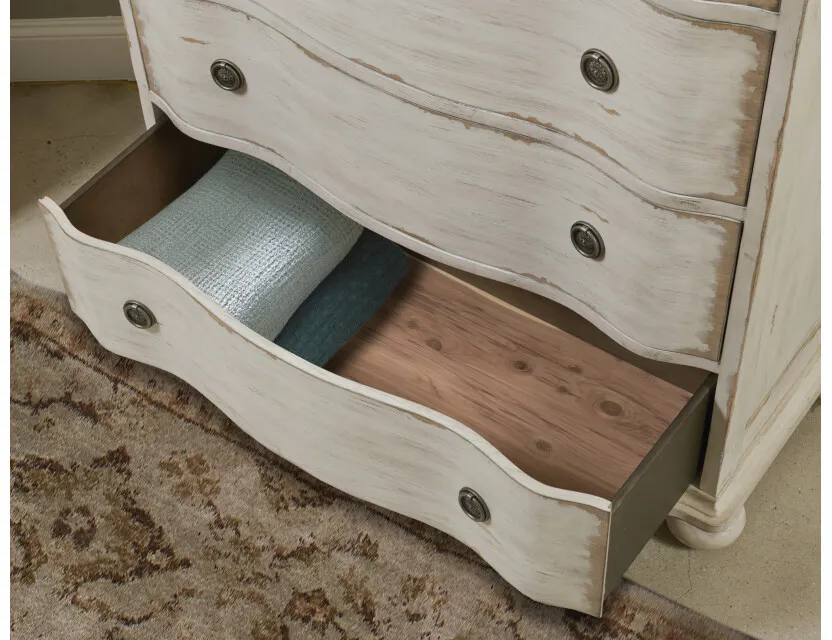 American Drew 309-215C Helene Five Drawer Chest - Creme American Drew 309-215C Helene Five Drawer Chest - Creme