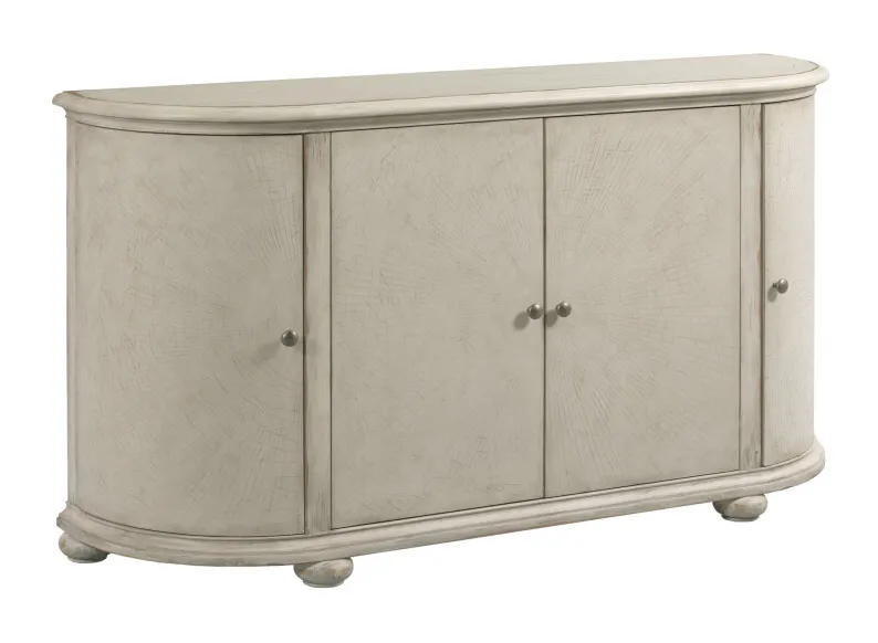 American Drew 309-850C Picard Curved Buffet - Creme American Drew 309-850C Picard Curved Buffet - Creme