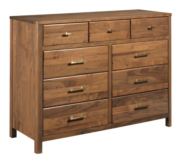 Kincaid Furniture 315-131 Flat Top Nine Drawer Dresser Kincaid Furniture 315-131 Flat Top Nine Drawer Dresser