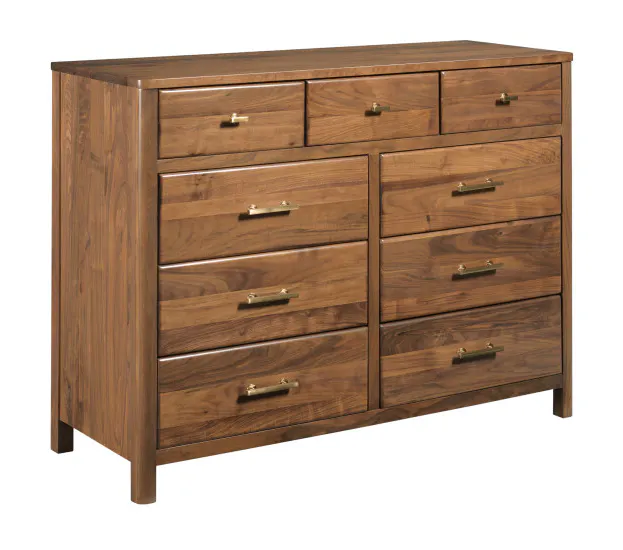 Kincaid Furniture 315-131 Flat Top Nine Drawer Dresser Kincaid Furniture 315-131 Flat Top Nine Drawer Dresser