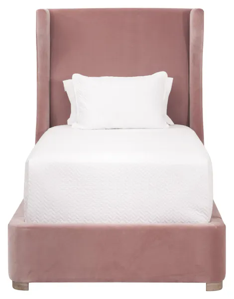 Essentials For Living 7128-T.PET/NG Balboa Upholstered Twin Bed Essentials For Living 7128-T.PET/NG Balboa Upholstered Twin Bed