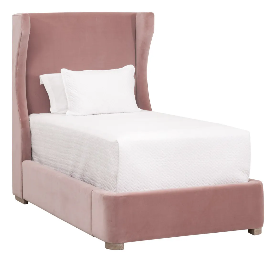 Essentials For Living 7128-T.PET/NG Balboa Upholstered Twin Bed Essentials For Living 7128-T.PET/NG Balboa Upholstered Twin Bed