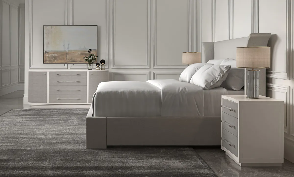 Caracole CLA-5423-101-C Beauty Sleep Queen Bed Caracole CLA-5423-101-C Beauty Sleep Queen Bed