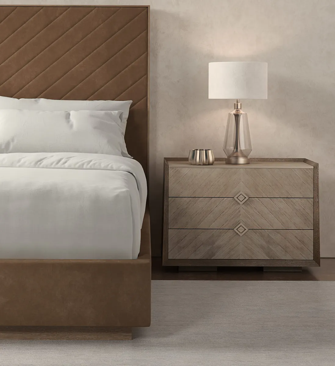 Caracole CLA-5423-102-B Meet U In The Middle Queen Bed Caracole CLA-5423-102-B Meet U In The Middle Queen Bed