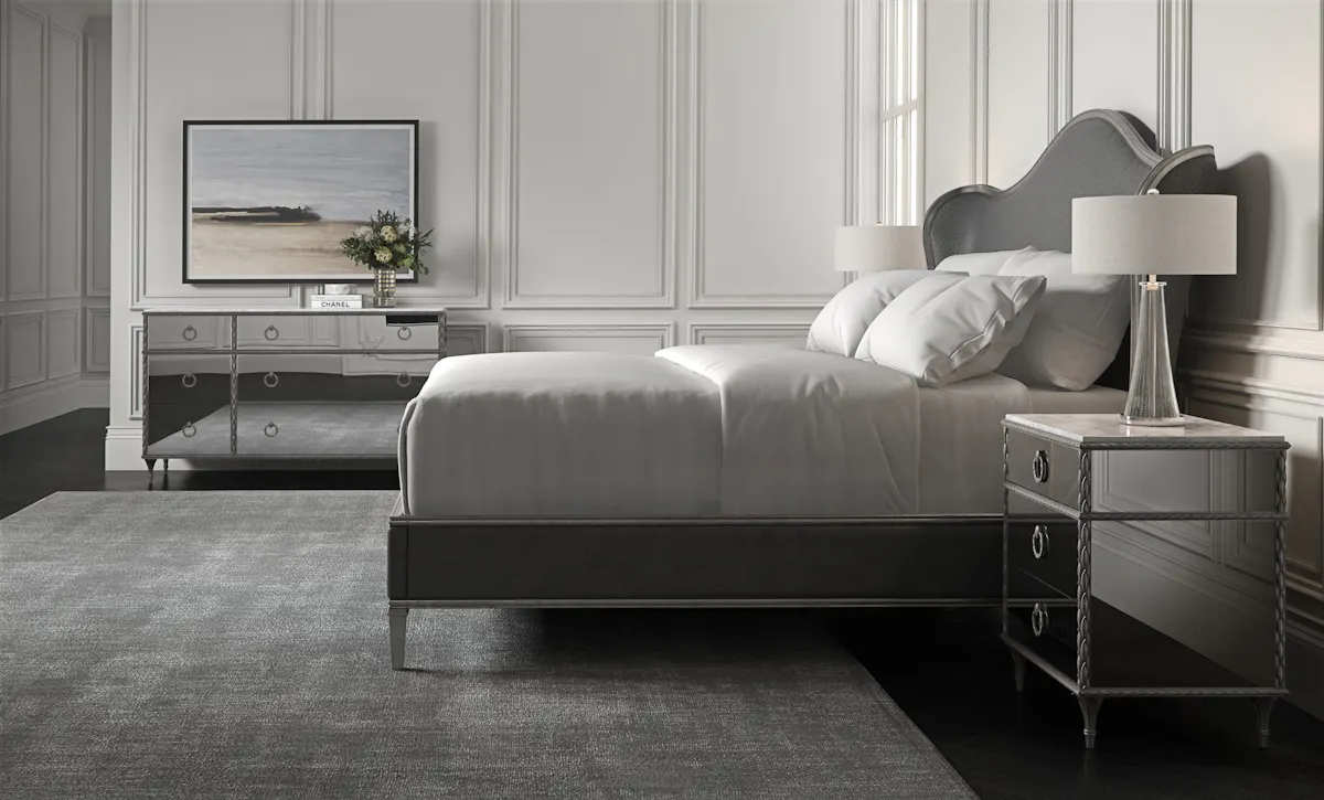 Caracole CLA-5423-103-A Bedtime Beauty Queen Bed Caracole CLA-5423-103-A Bedtime Beauty Queen Bed