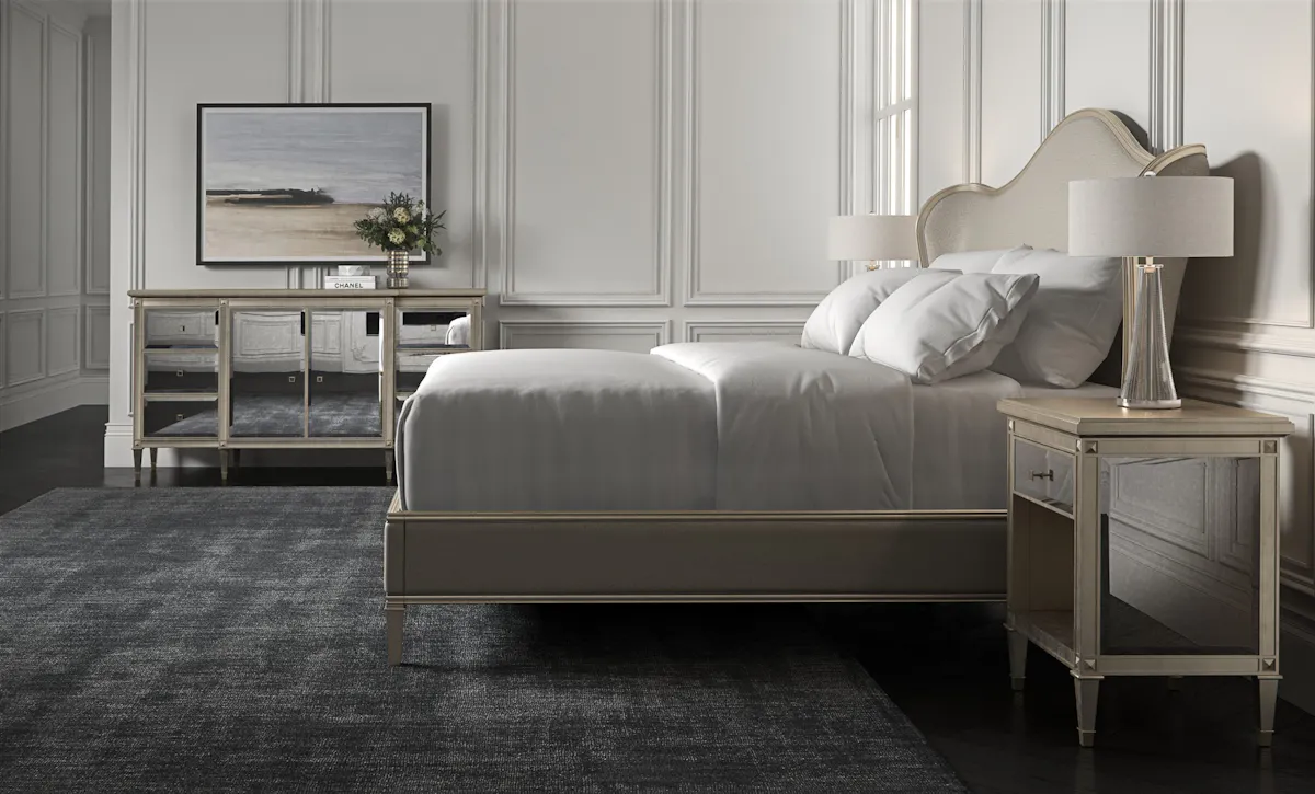 Caracole CLA-5423-103-B Bedtime Beauty Queen Bed Caracole CLA-5423-103-B Bedtime Beauty Queen Bed