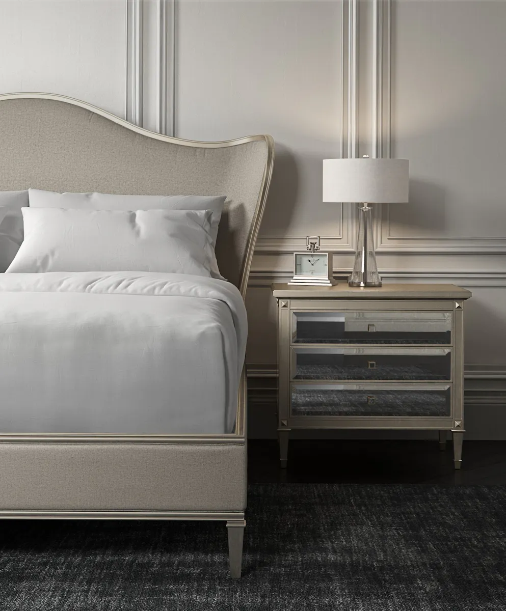Caracole CLA-5423-103-B Bedtime Beauty Queen Bed Caracole CLA-5423-103-B Bedtime Beauty Queen Bed