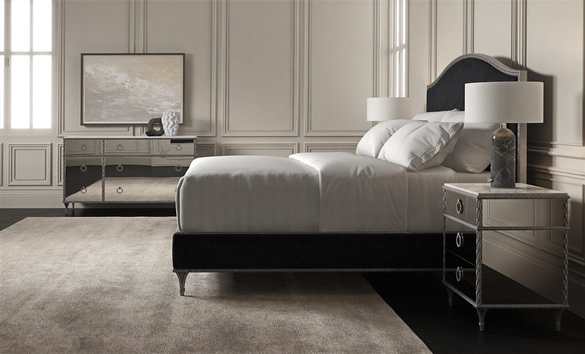 Caracole CLA-5423-105-A Fontainebleau Platform Queen Bed Caracole CLA-5423-105-A Fontainebleau Platform Queen Bed