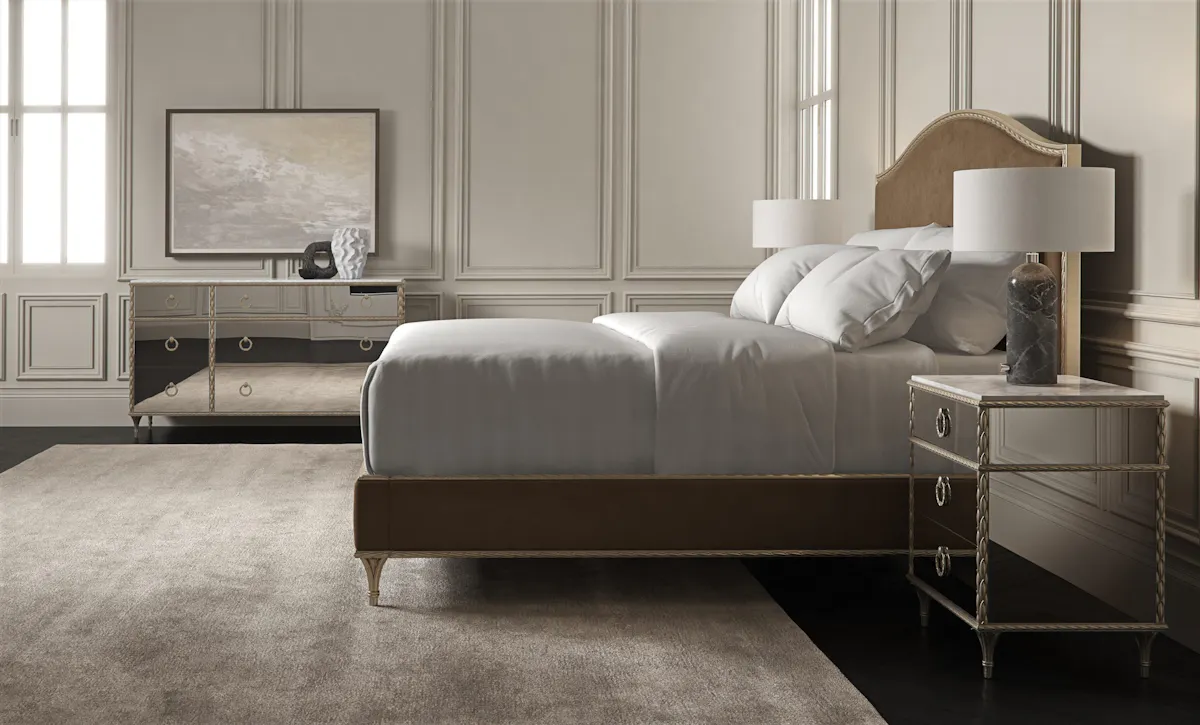 Caracole CLA-5423-105-B Fontainebleau Platform Queen Bed Caracole CLA-5423-105-B Fontainebleau Platform Queen Bed